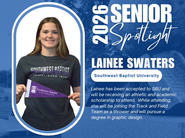 Lainee Swaters to attend SBU in the fall.